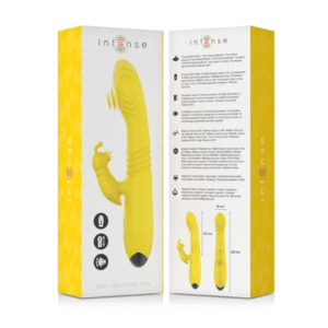 Vibrador rabbit up&down TOKY con estimulador de clítoris