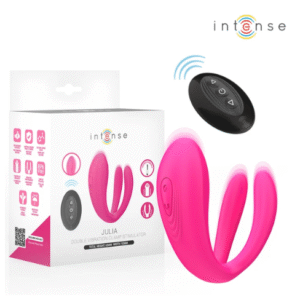 Vibrador de pinzas INTENSE Julia con control remoto