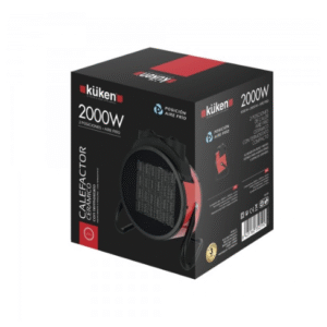 Calefactor ceramico prof.2000w.c/termost