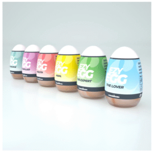Pack de 6 huevos masturbadores Ezy Egg de Crushious