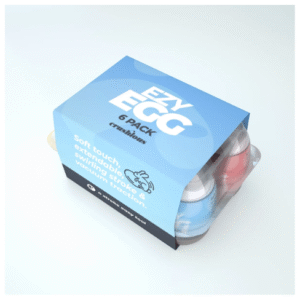 Pack de 6 huevos masturbadores Ezy Egg de Crushious