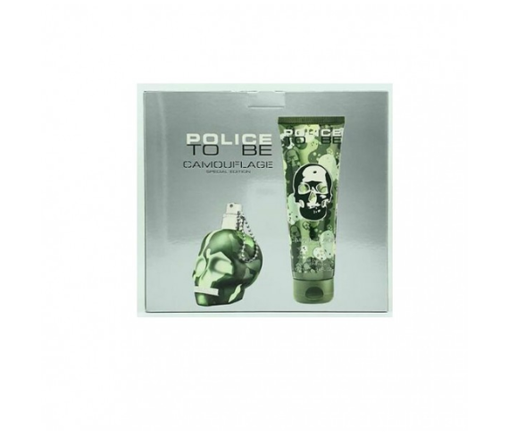 Police to be camouflage eau de toilete 40ml vaporizador + champu perfumado 100ml