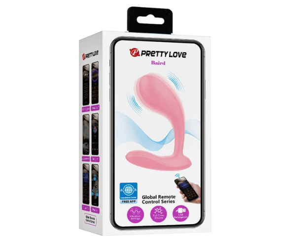 Vibrador punto G Baird con app y recargable - Pretty Love
