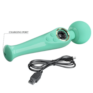 Vibrador wand High Tech Skyler con pantalla LCD digital