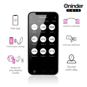 Huevo vibrador ONINDER Cute con app y rotación 360°